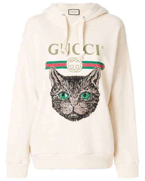 gucci black face sweatshirt|Gucci cat hoodie black.